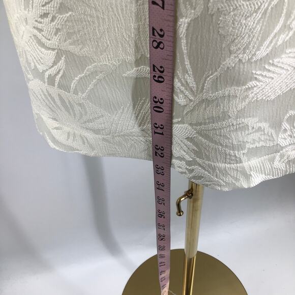 -LULUS M Confident Sophistication Ivory Jacquard Collared Blazer Romper B… - Picture 5 of 11